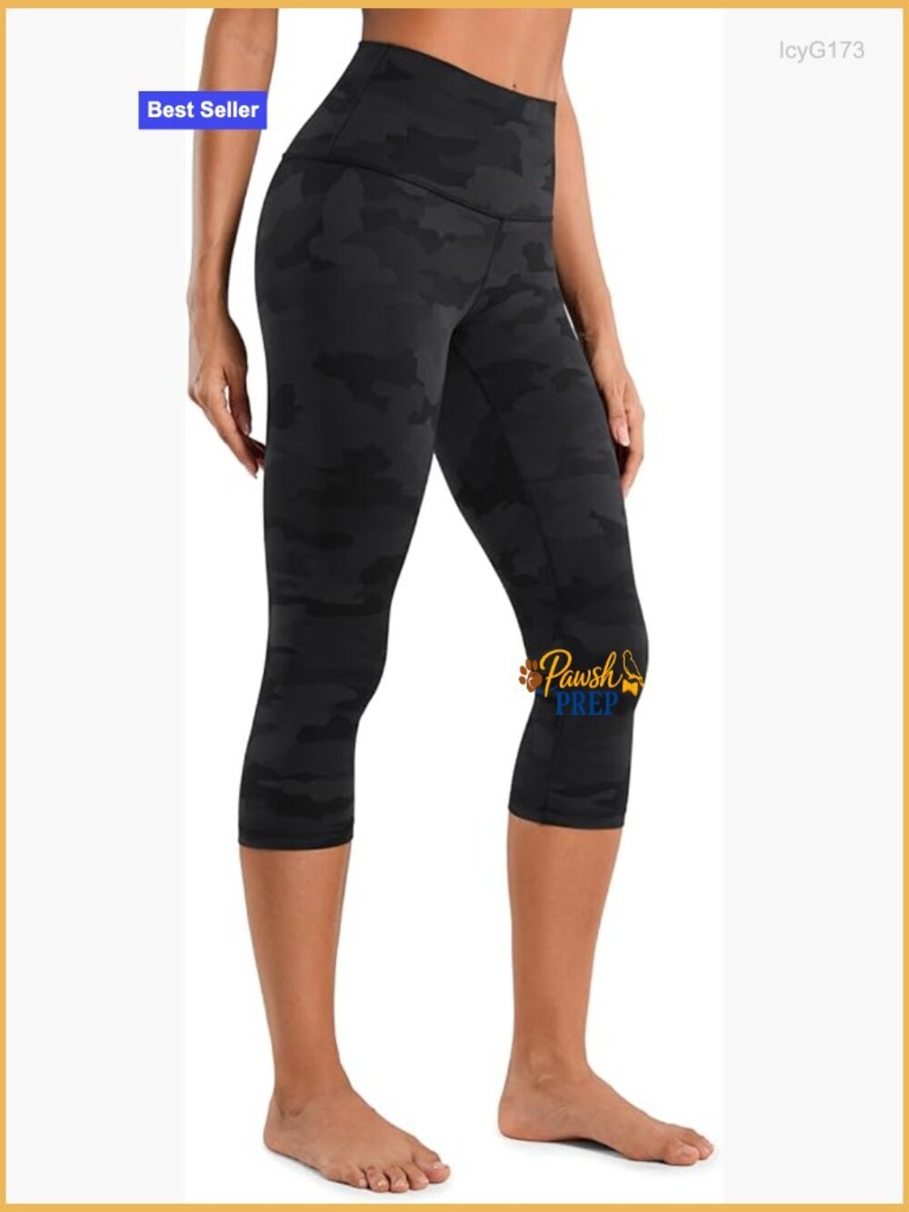 Butterluxe High Waisted Capri Leggings 19'' Seamless Yoga Lounge Crop Pants